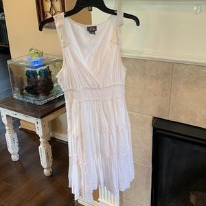 Dots size L white dress